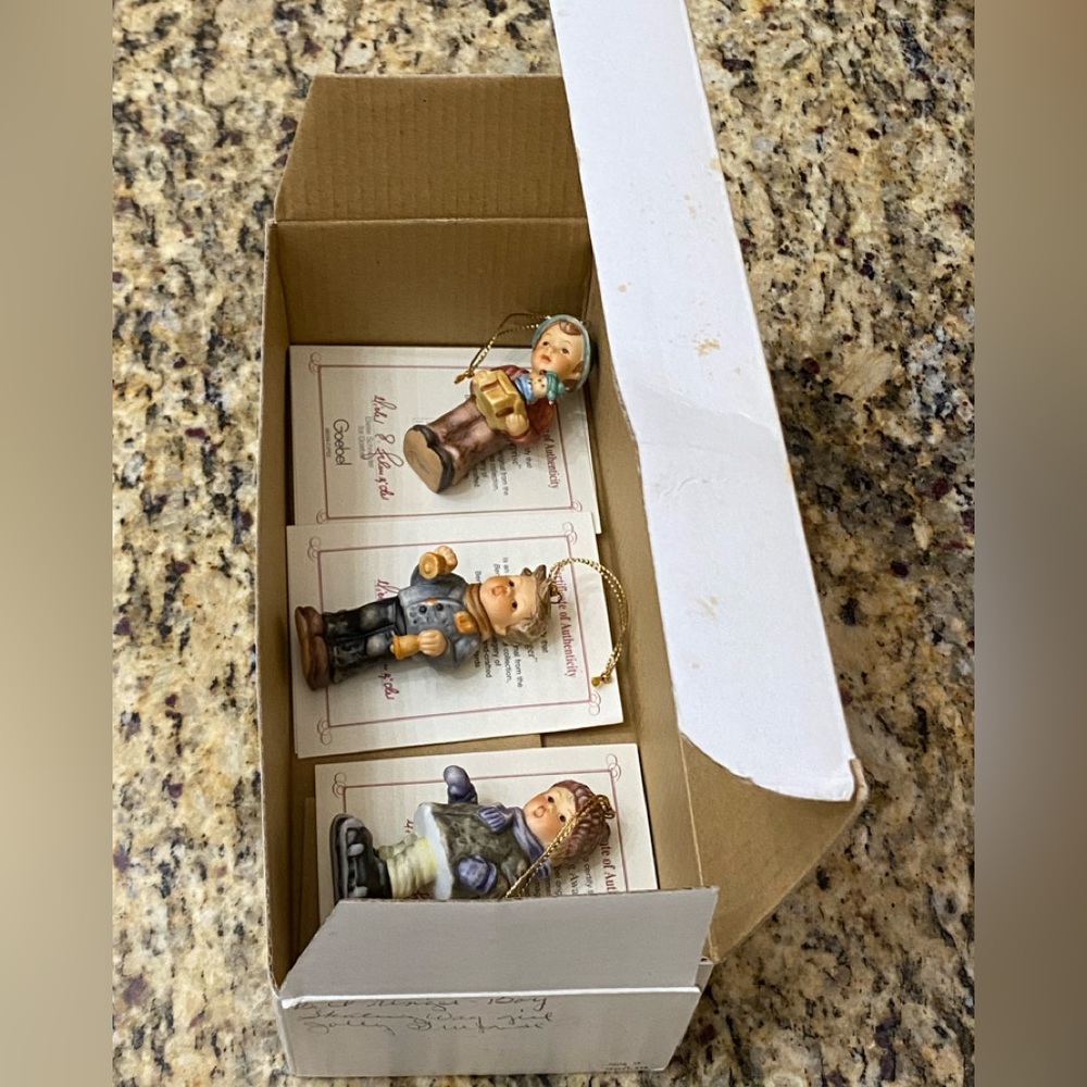 Set #9 Studio Hummel Ornaments - Set #9 (96039) w/COAs